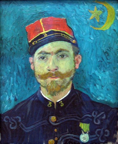 The Lover (Portrait of Lieutenant Milliet) by Vincent van Gogh